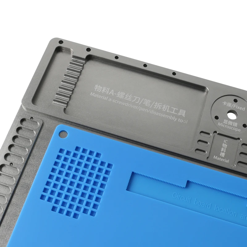 

Multifunction Aluminum Alloy Maintenance Platfon Stand 76mm Ring Holder + Adjustable Metal Arm For Stereo Trinocular Microscope