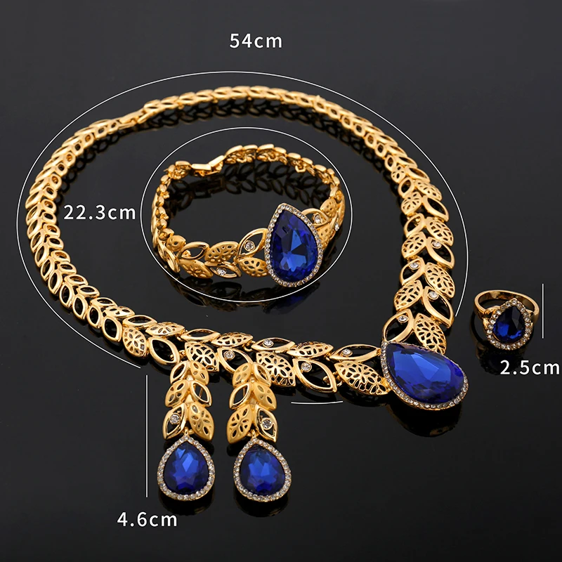 

Fani nigerian women costume jewelry Set Wholesale fashion african beads Bijoux Jewelry set Brand Dubai gold bridal jewelry set