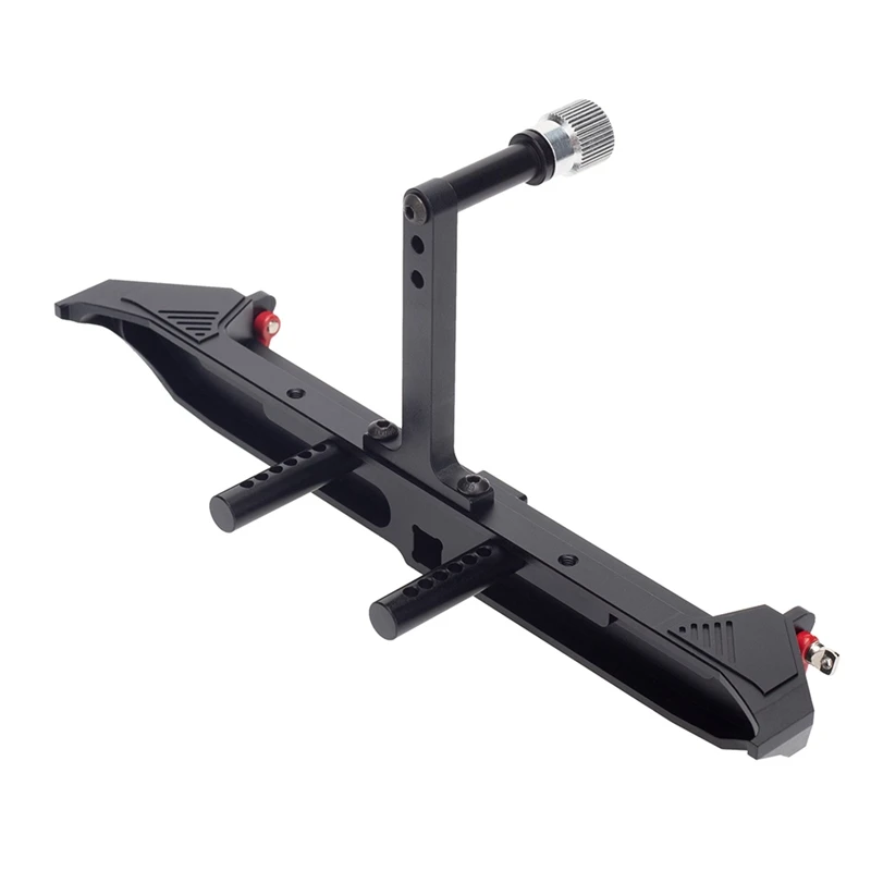 

Metal Front & Rear Bumper Bull Bar with Spare Tire Carrier for 1/10 RC Crawler Car Axial SCX10 90046 Traxxas TRX-4 Parts