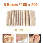 500 шт. Расслабление ушей наклейки терапия Acu пресс ure патч аурикулярная аурикулотерапия магнитные бусины ушной пресс массаж тонкое тело