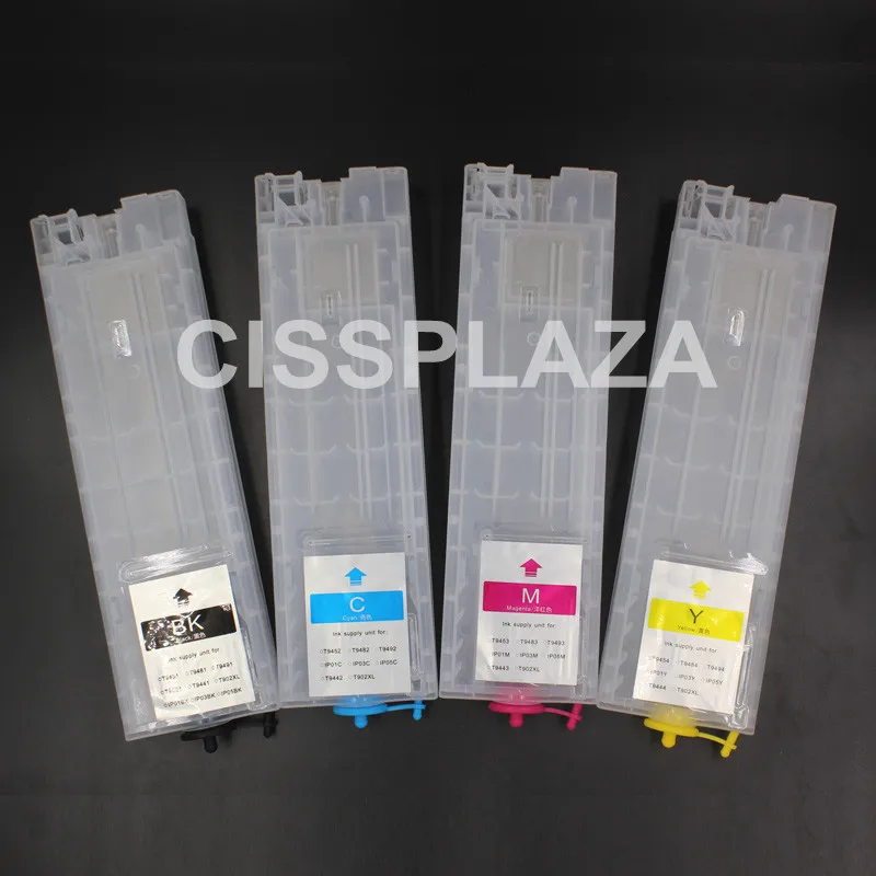 CISSPLAZA 5 комплектов T945 945xl без чипа Заправляемый картридж совместимый для EPSON