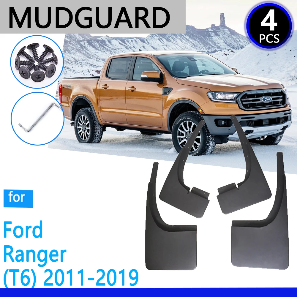 Брызговики подходят для Ford Ranger T6 2011 ~ 2019 2012 2013 2014 2015 2016 2017 аксессуары брызговик
