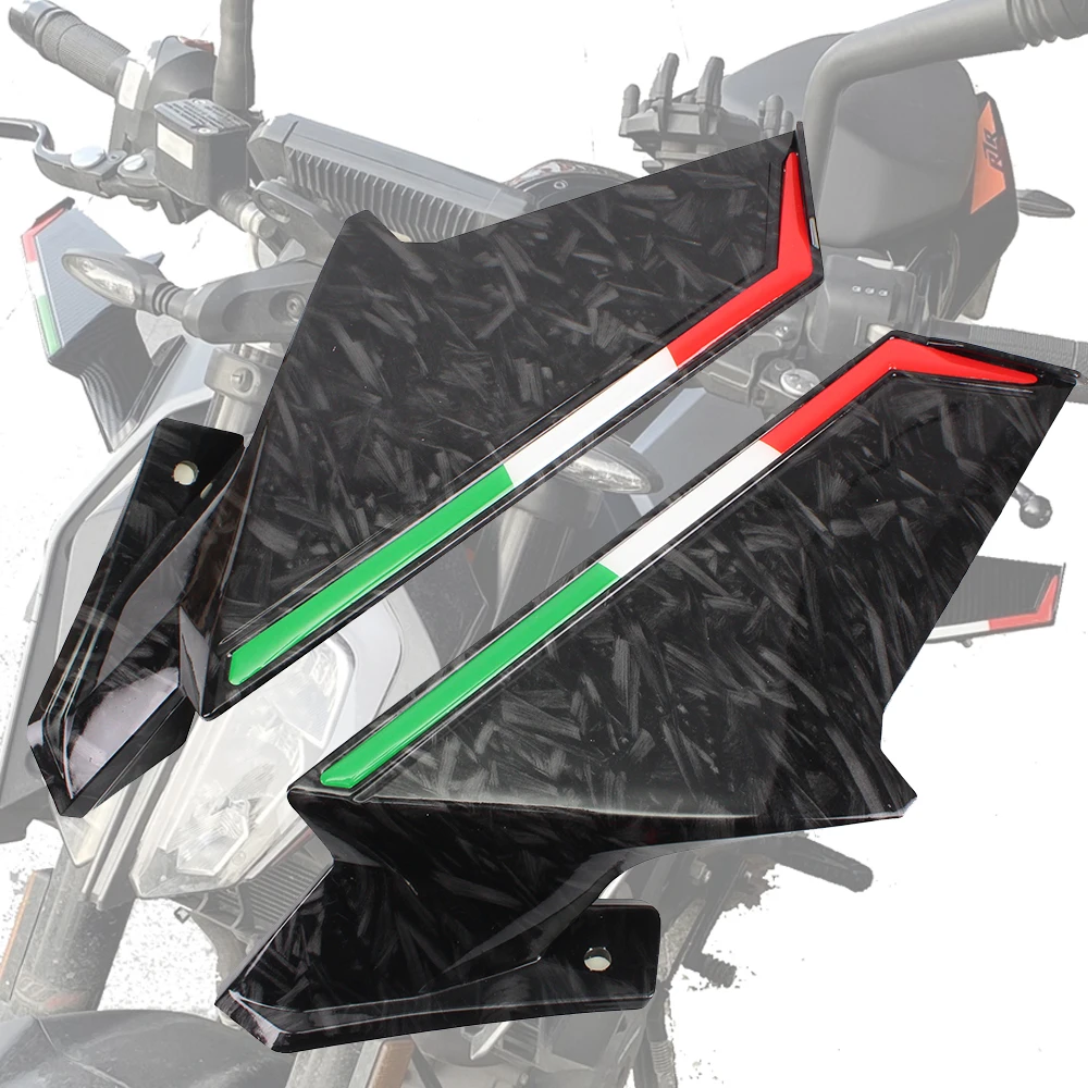 Alerón de ala de viento para motocicleta, accesorio de fibra de carbono para Aprilia TUONO V4 V4R 1000 1100RR Factory ETV1000 RST1000 FUTURA