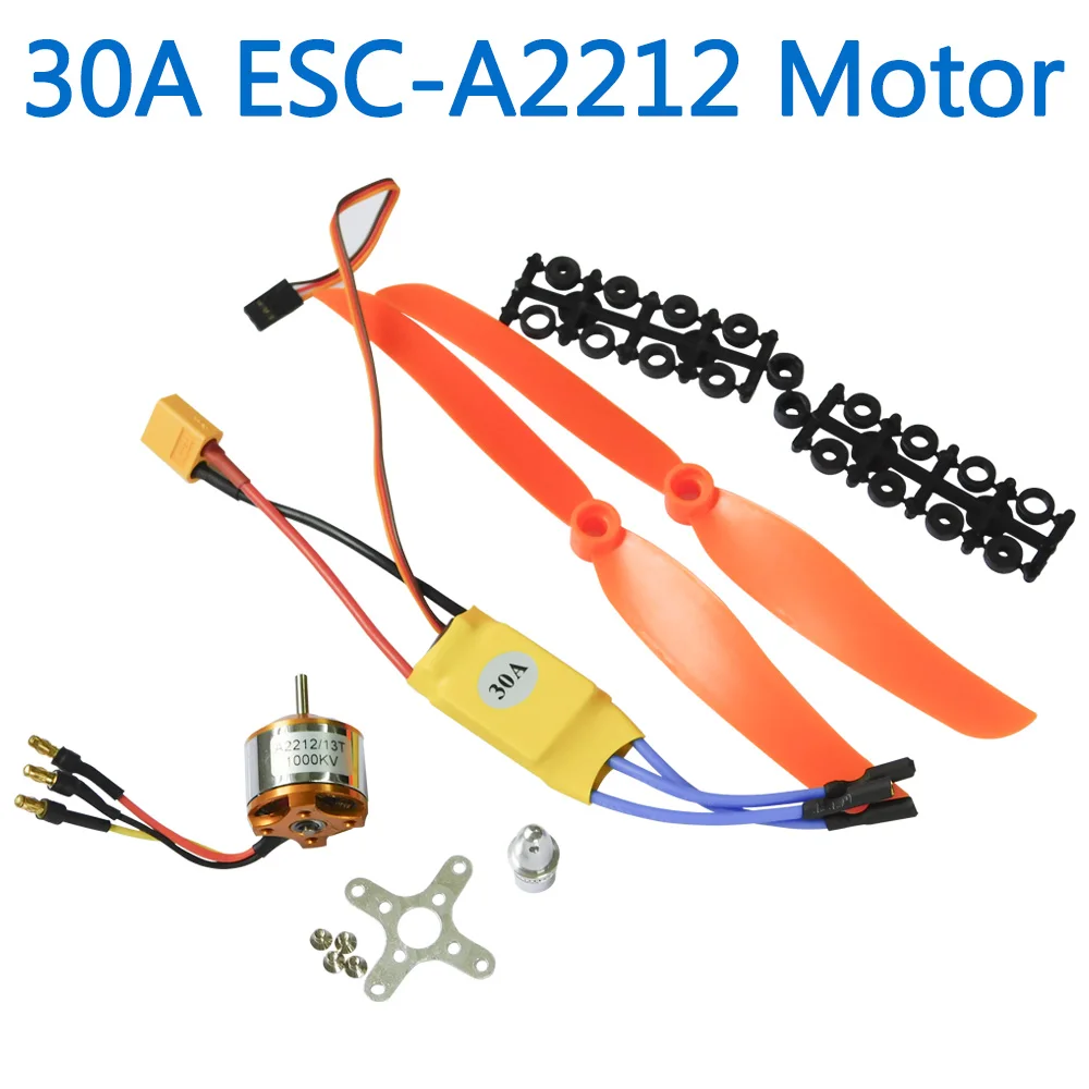 Новый бесщеточный двигатель Sida XXD A2212 KV930/1000/1400/2200 30A ESC + 1045 весло RC Power|Детали и