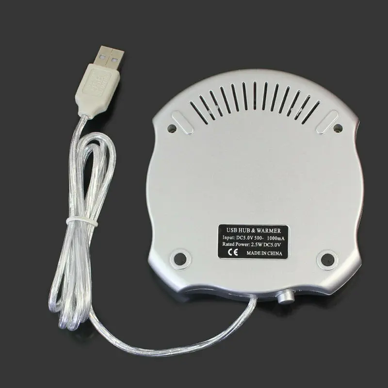 Сплав USB тепло нагреватель теплоизоляция каботажное судно для офиса молоко Чай
