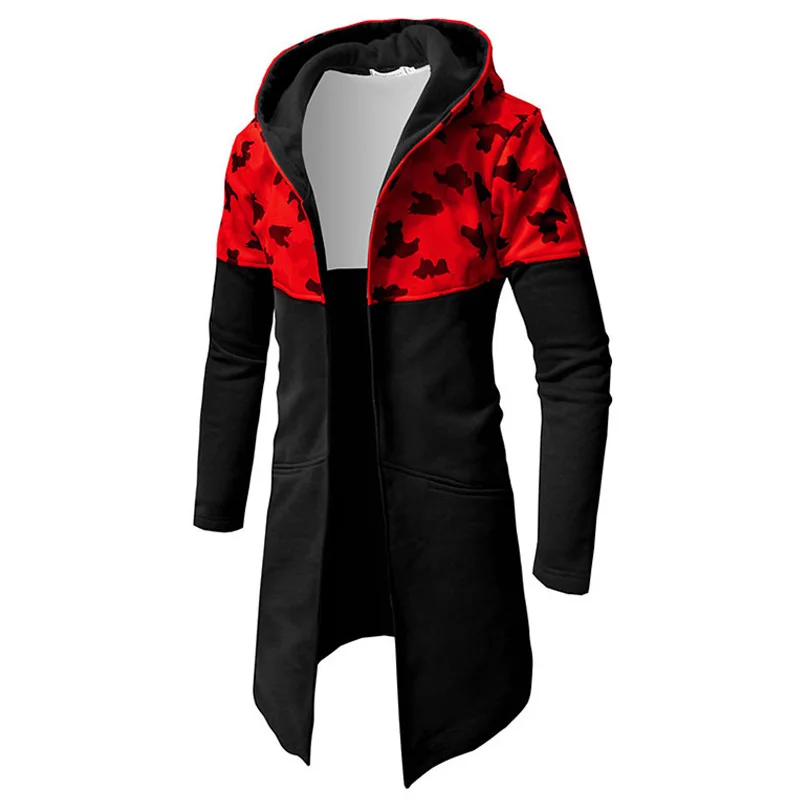 Осень зима Толстовка для мужчин на каждый день кардиган камуфляжного цвета детей