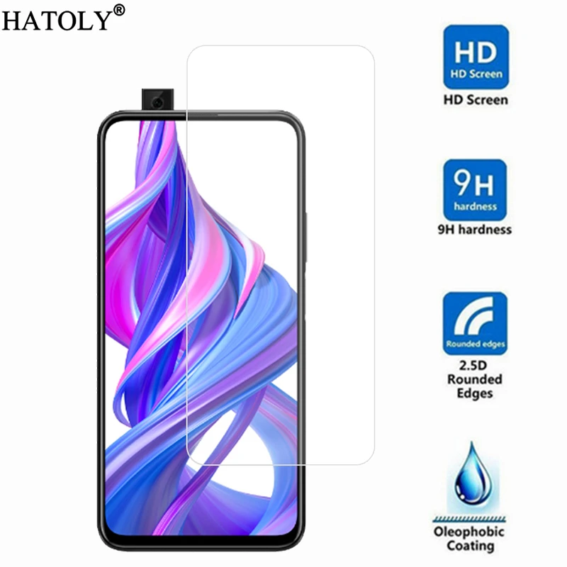 2 piezas de vidrio templado Honor 9X Pro para Huawei Honor 9X Pro Protector de pantalla de tel&eacute;fono pel&iacute;cula de vidrio Protector para Honor 9X Pro-1