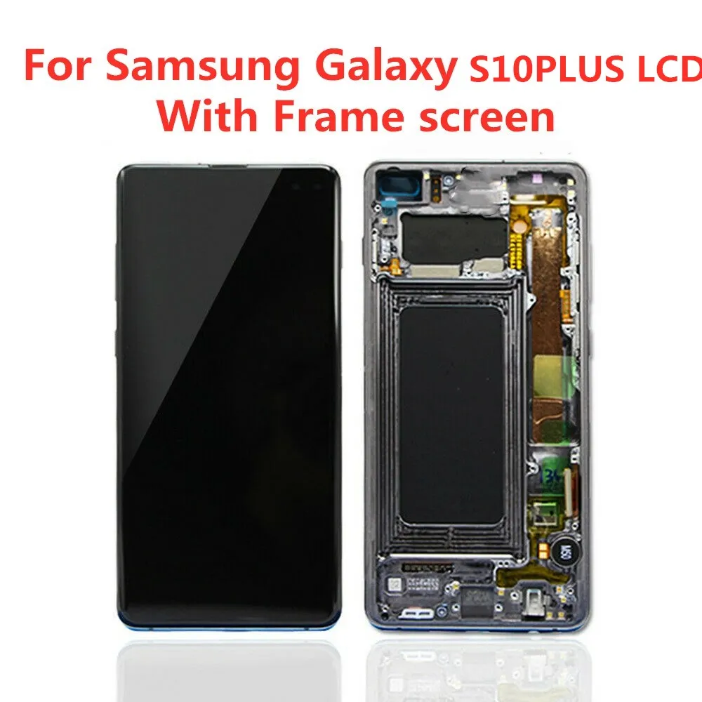 

Original Super AMOLED Display Touch screen For Samsung Galaxy S10+ G975F S10PLUS G975U LCD Display With lines or dots
