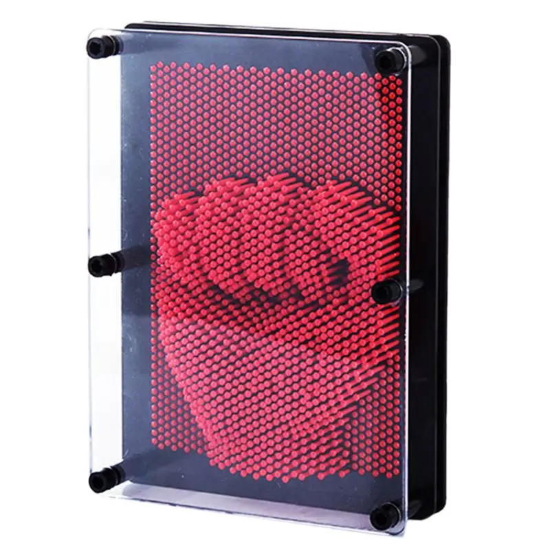 L-Red Креативный 3D клон ручная модель игрушки DIY ремесла трехмерная игла резьба картина Дети Мальчики Девочки Подарки на день рождения - Цвет: L-Red