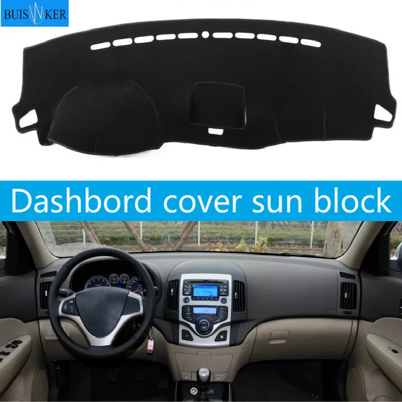 

For HYUNDAI I30 2010 2011 2012 2013 14-2017 Car Inner Auto Dashboard Cover Dashmat Pad Carpet Sun Shade Dash Board Cover FIT