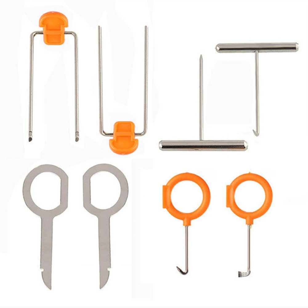 

12 Pcs/Set Car Install Removal Tools for Radio Door Clip Panel Dash Audio Stereo Tools