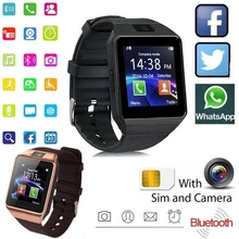 2021 New Digital Touch Screen Smartwatch DZ09 Q18 With Camera Bluetooth WristWatch SIM Card For Ios Android Phones Bracelet