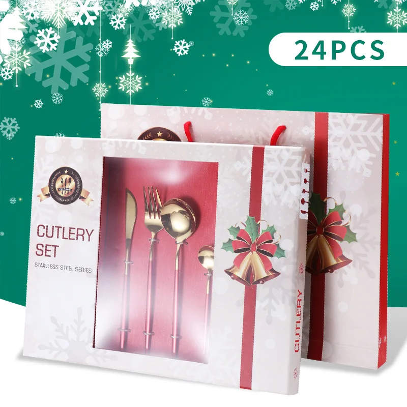 

Набор столовых приборов из нержавеющей стали, 24 предмета