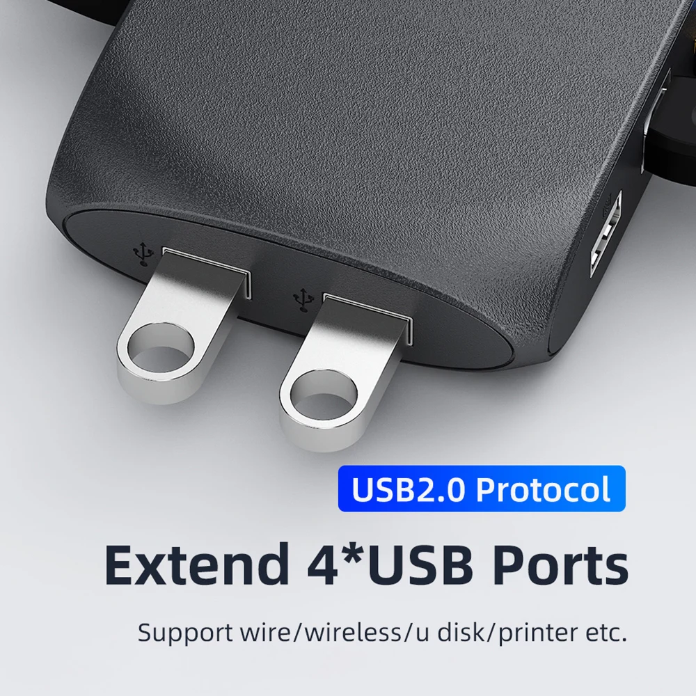 Квм переключатель Unnlink 4K HDMI с удлинителем для ноутбука 2/4 шт. совместное