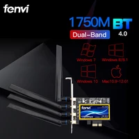 fv t919 dual band 1750mbps 802 11ac hackintosh pci e wifi adapter pci express wireless bcm94360 macos bluetooth bt 4 0 4antenna