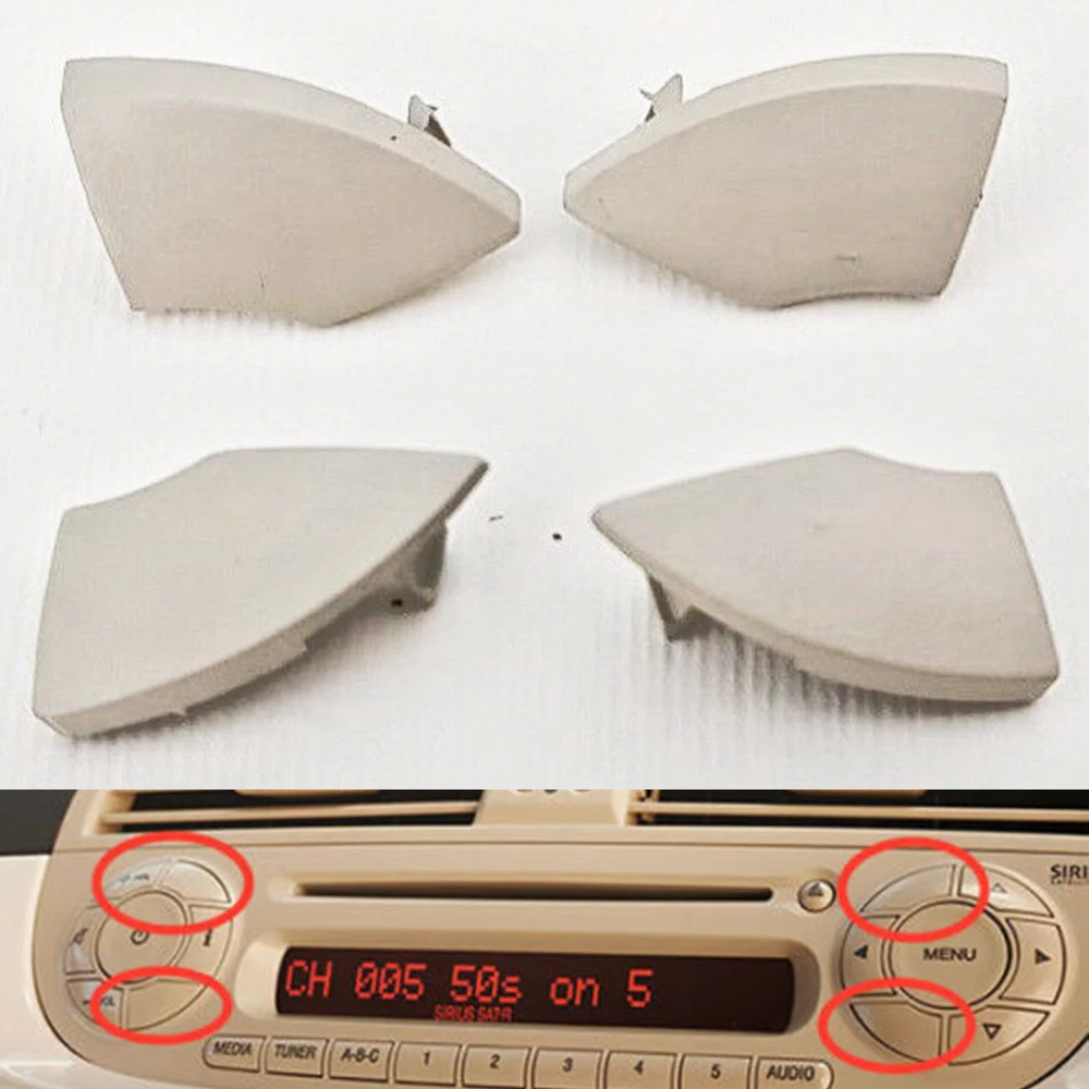

Button buttons trims parts Trims cover Removal point holes Beige High Quality