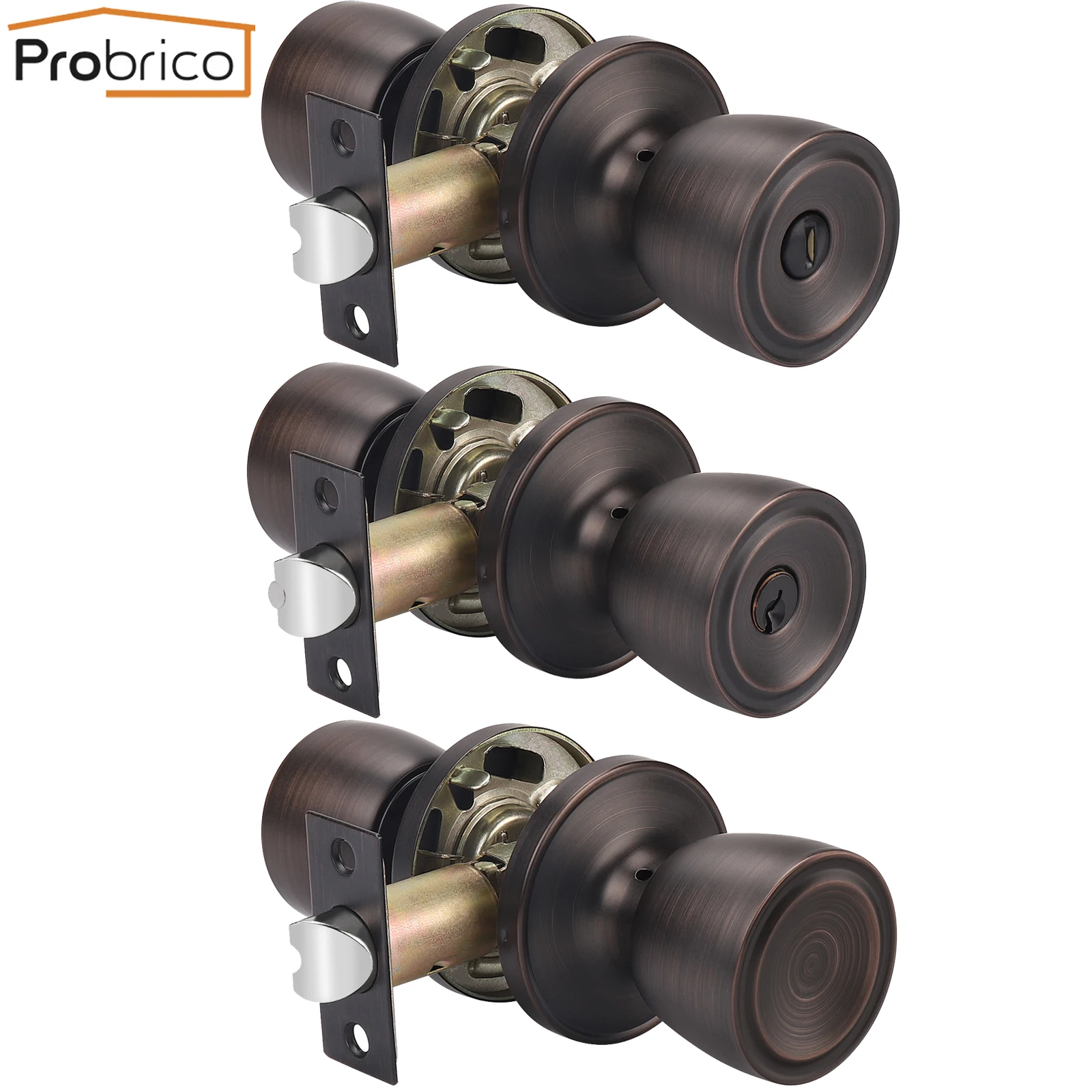 Ручки двери Probrico для межкомнатных дверей с вращением передняя и задняя