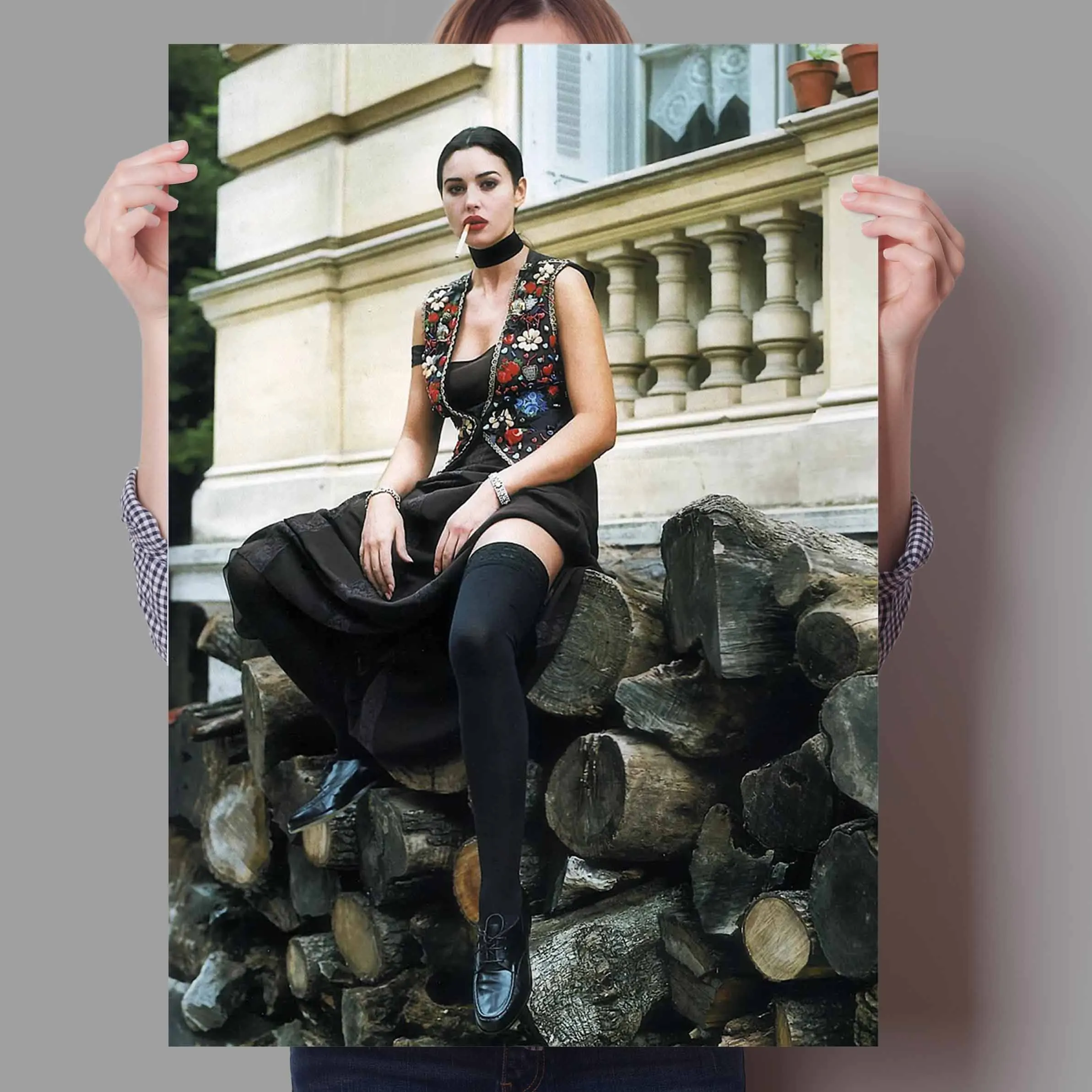 Арт-постер с изображением якоря Моники беллучки художественный декор постер для