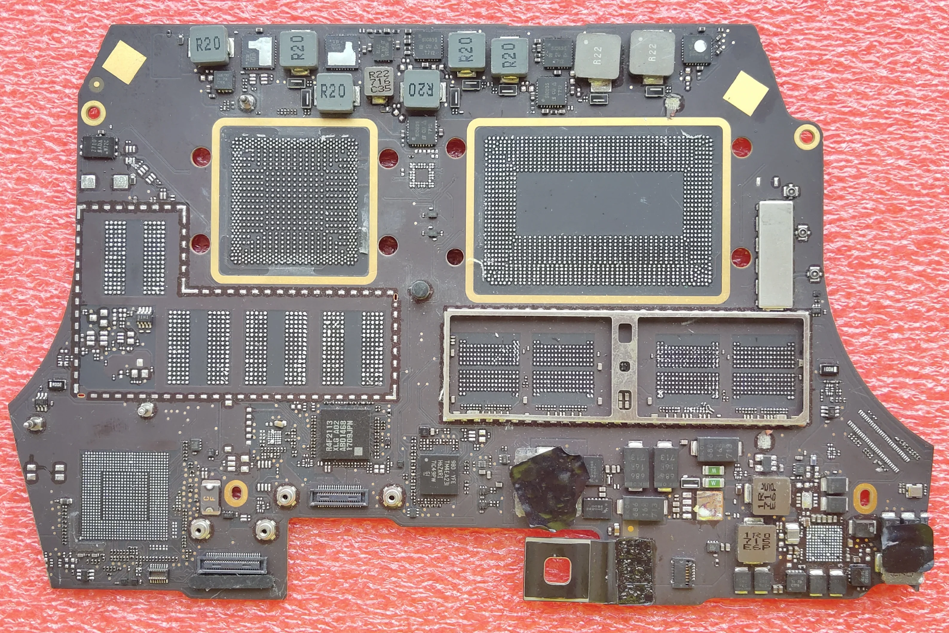 Материнская плата 2016 года 820 00281 A/10 неисправная материнская для MacBook Pro A1707 ремонт с
