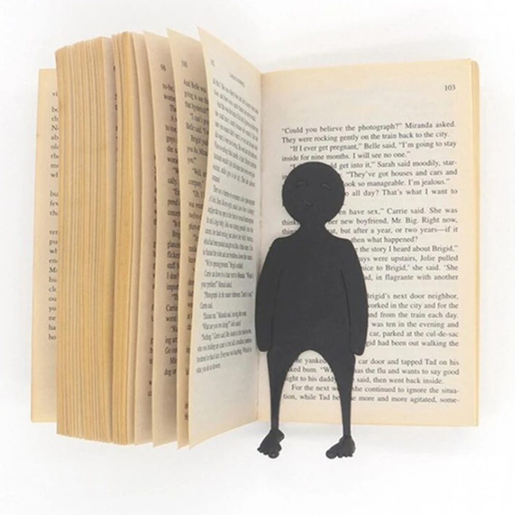 

Cute Man Shape Bookmark Hang Tags Office Stationery School Supplies Gift
