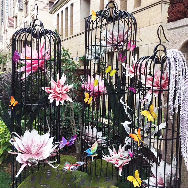 80 см большая пена Магнолия искусственный цветок голова наружная тема для свадьбы