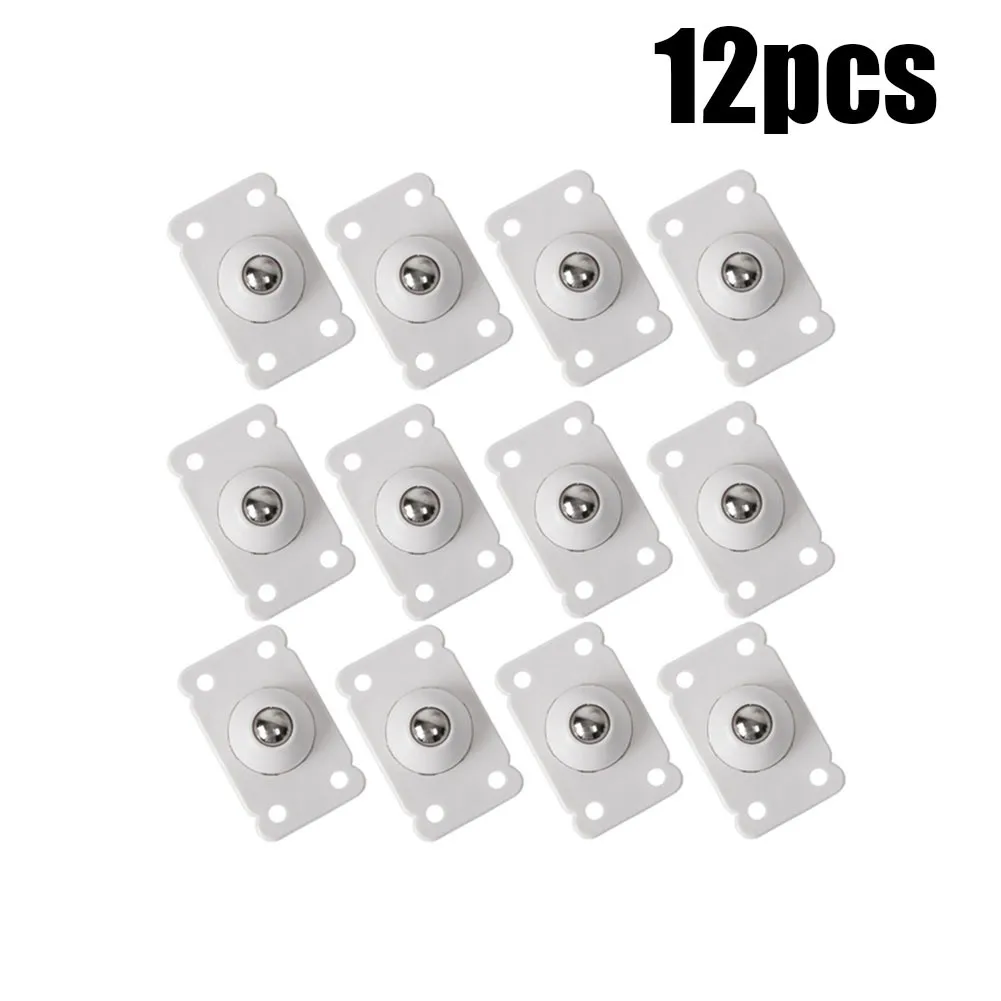 

4/8/12Pcs Furniture Caster Pulley 360 Degrees Universal Wheel Storage Box Stainless Steel Roller Swivel Casters