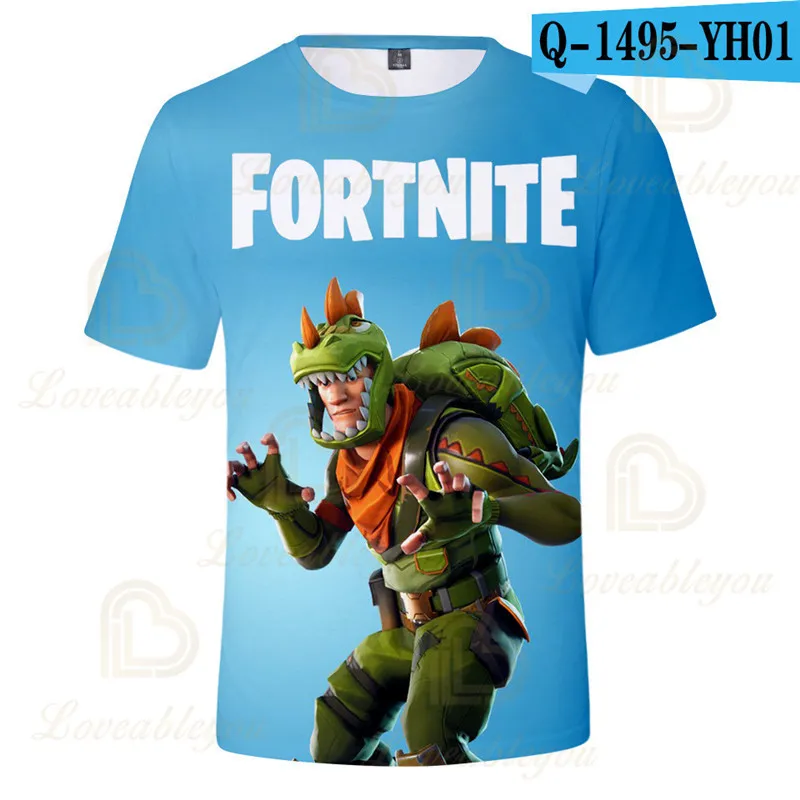 Детская футболка Fortnite с изображением победы героев 3d для мальчиков и девочек