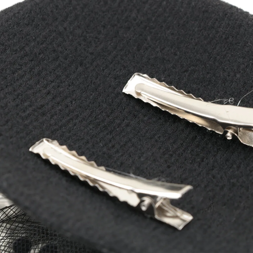 Шляпка женская Cambric модная винтажная Вуалетка Коктейльная шляпа с цветами