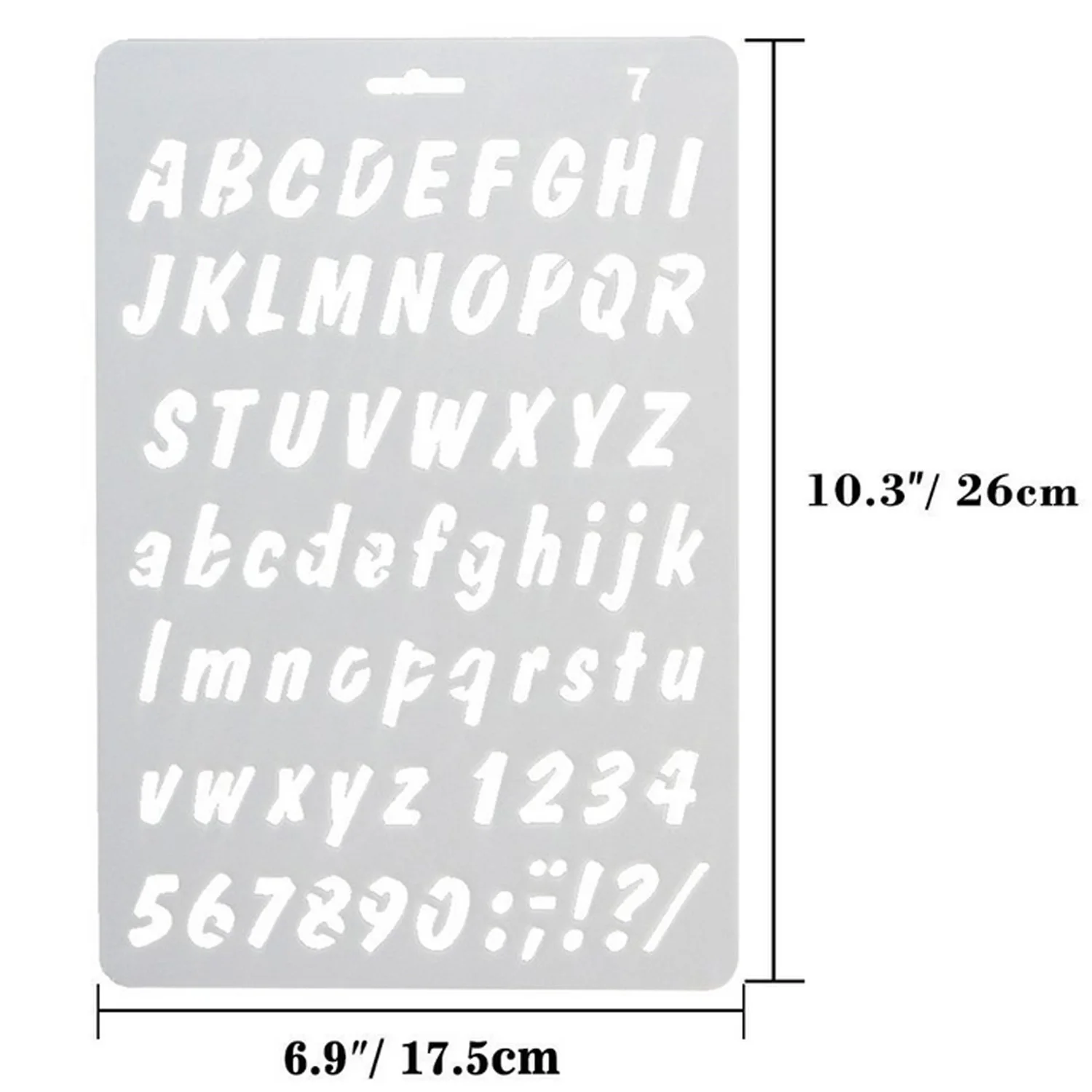 4 шт. шаблоны для рисования букв и цифр|Линейки| |