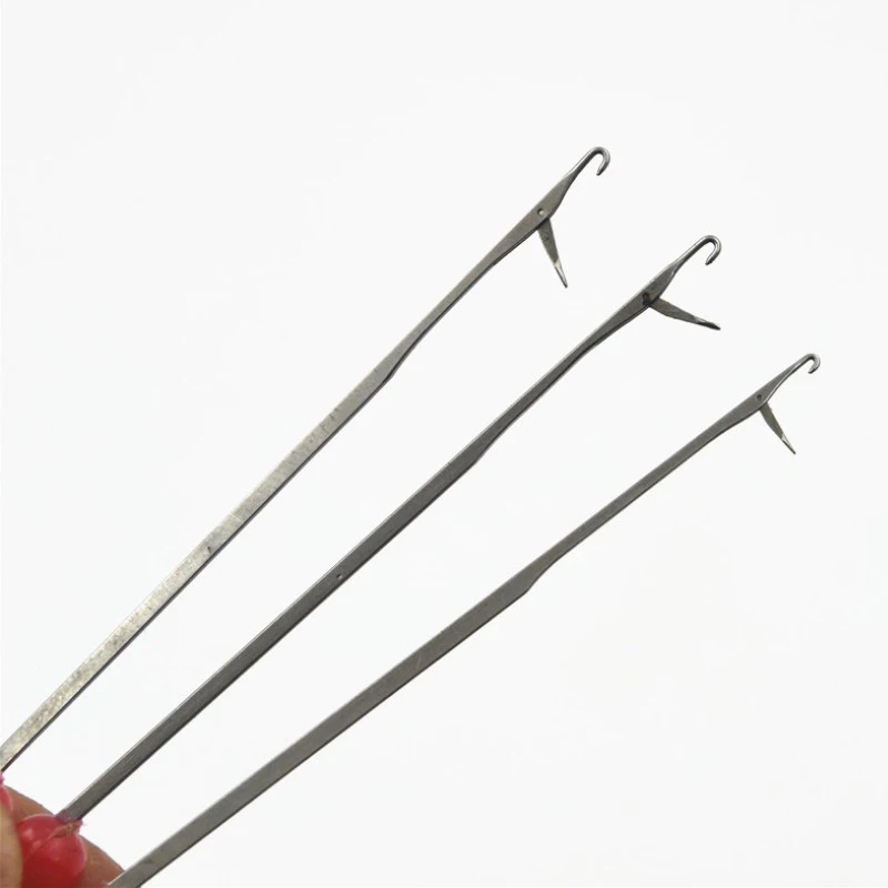 Петля микро кольца со звеньями бусинок застежка крючок для плетения пластиковая