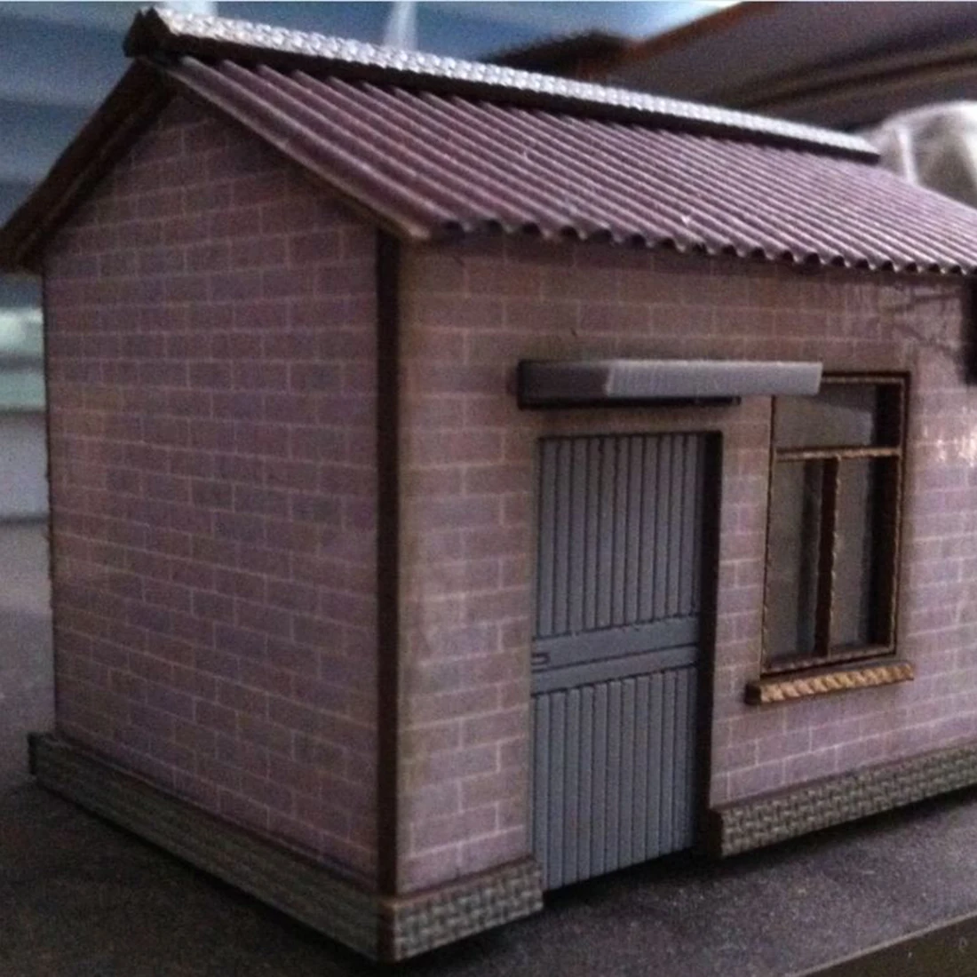 1:87 HO Scale Railway House Model Sand Table Scene Decoration Model Educational Toy Gift Puzzle Interactive Toy For Kid Adult