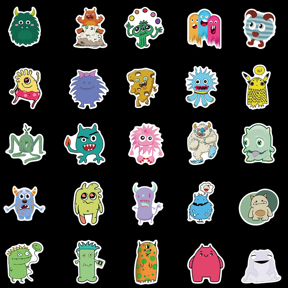 Наклейки Мультяшные для гитары багажа скейтборда чемодана 10/50 шт. | Игрушки и