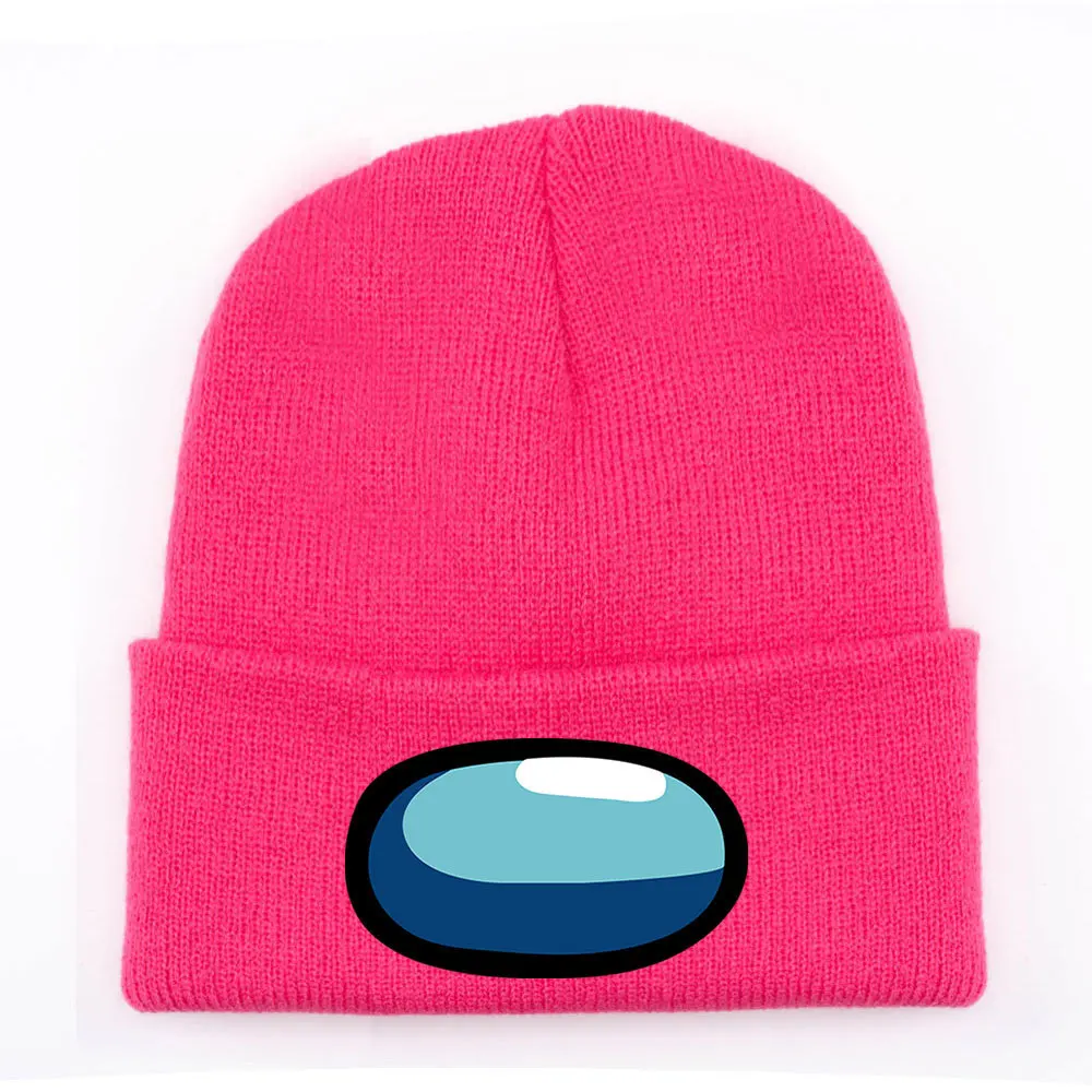

Women's Autumn And Winter Games Peripheral Knitted Hat Japanese Men's Trendy Dome Curled Melon Skin Hat Wholesale