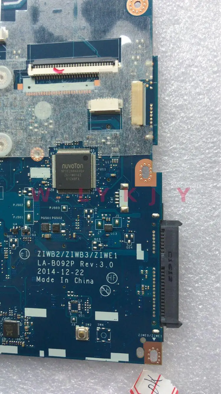 KTUXB ZIWB2/ ZIWB3/ ZIWE1 LA-B092P материнская плата для ноутбука Lenovo B50-80 N50-80 ноутбук процессор