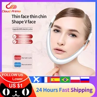 ems face lift device massager for face microcurrent v face slimming bandage led light reduce double chin beauty apparatus
