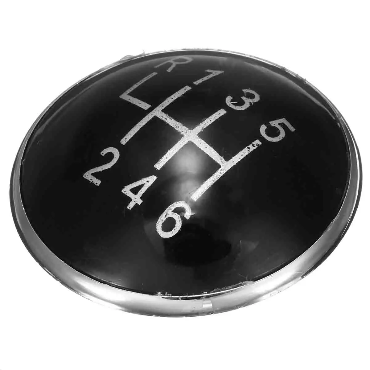 Черная рукоятка рычага переключения передач 5 скоростей 6 эмблема подходит для