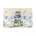 Напольный коврик Happy Campers, полиэстер, нескользящий, прочный, для входа, кухни, спальни, балкона, туалета, гостиной