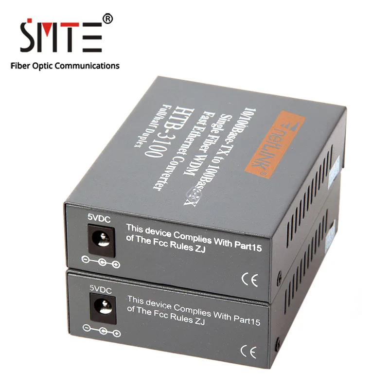 Оптический волоконный преобразователь NetLink HTB-3100 Media Converter 25km SC 10/100M A side 1310nm B 1550nm |