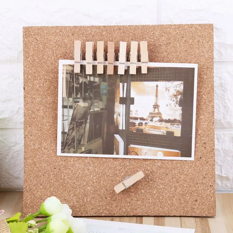

20pcs Wood Clothespins Wooden Laundry Clothes Pins Scrapbook Photo Paper Peg DIY Clip Craft Practical