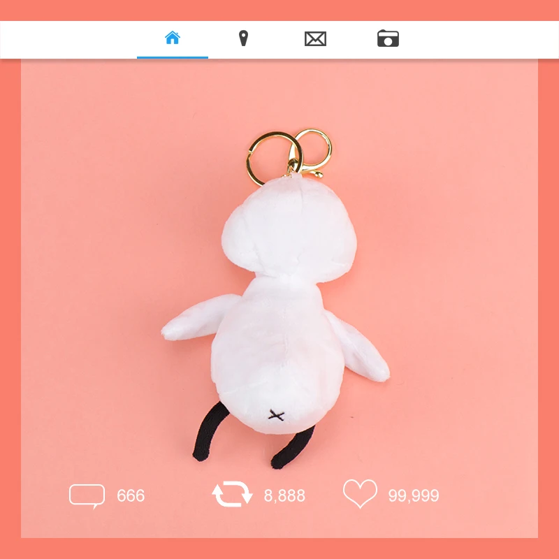 Boxi Kawaii уточка плюшевая искусственная Милая мультяшная пушистая Мягкая кукла