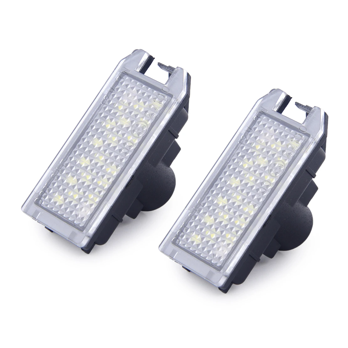 

68228930AA 68228931AA 68146206AA 2Pcs LED License Plate Light fit for Fiat 500 Dodge Viper Jeep Grand Cherokee Compass Patriot
