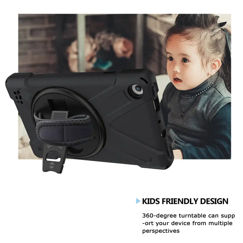 Чехол для Amazon Kindle Fire 7 9th 7th Generation чехол для Fire 7 Funda противоударный сверхмощный с наручными ремнями