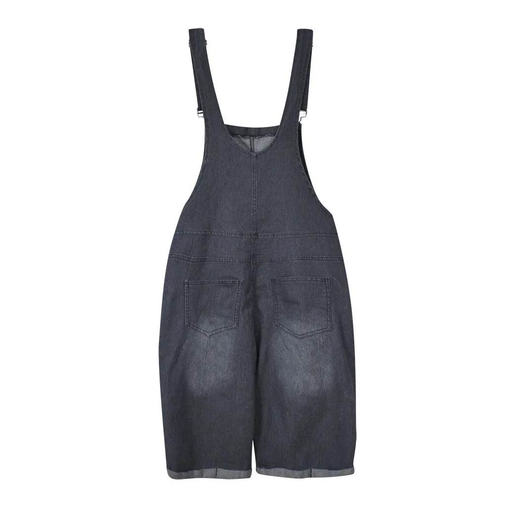 Женские летние комбинезоны модные джинсовые сексуальные длинные Комбинезоны #