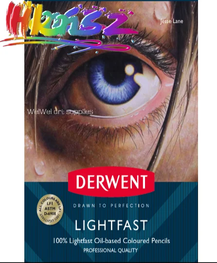 

Оригинальные цветные карандаши Derwent, металлическая жесть, профессиональный дизайнер, карандаши