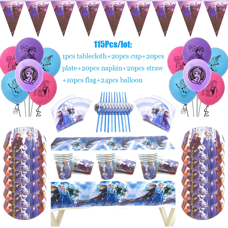 -Принцессы из мультфильма “Холодное сердце” принадлежности для тематической