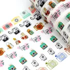 Набор декоративного скотча Васи планировщик для скрапбукинга, милая клейкая лента, канцелярские принадлежности для японского офиса 1,5 см х 10 м