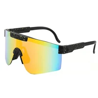 2021 new hot pit cycling glasses fashion bike bicycle sunglasses uv400 outdoor sports eyewear mtb goggles with case
