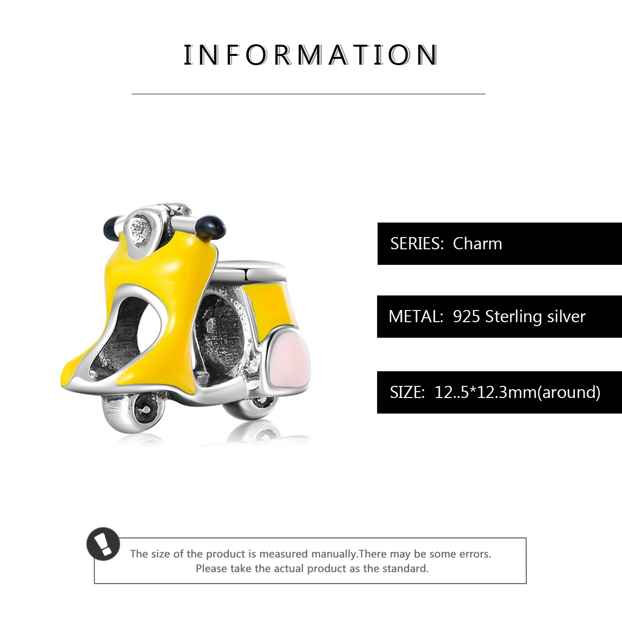 Женская мотоциклетная обувь из стерлингового серебра 925 пробы желтая