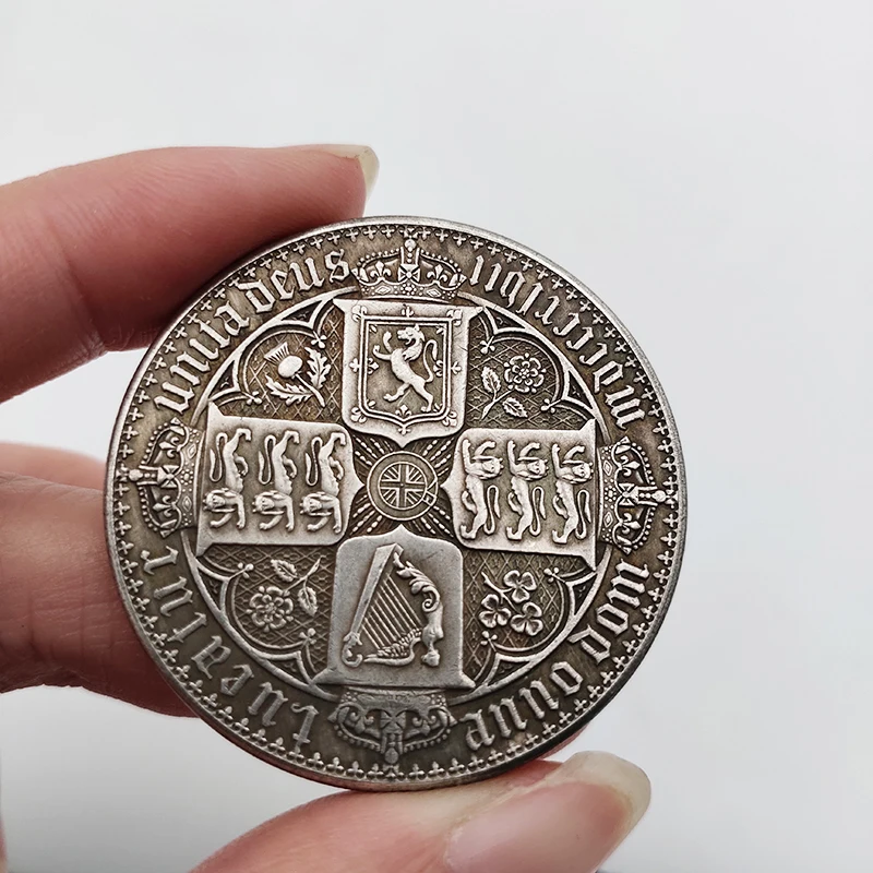Королева Великобритании Виктория красивая вырезанная памятная монета коллекция