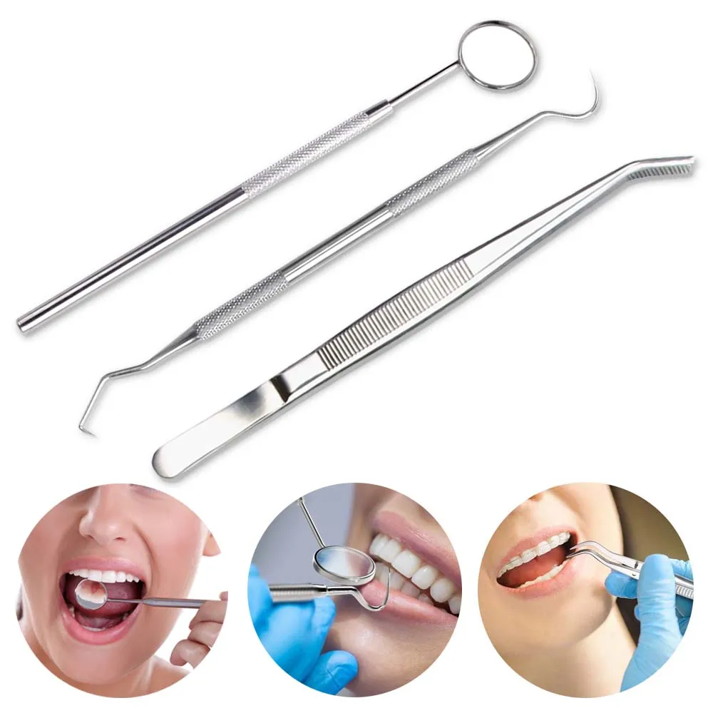 Инструмент для гигиены зубов из нержавеющей стали стоматологический зубной